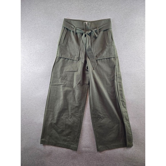 OPENING CEREMONY Baggy Wide Leg Green Belted Cargo Utility‎ Size 2 $250  JNCO - Picture 1 of 10